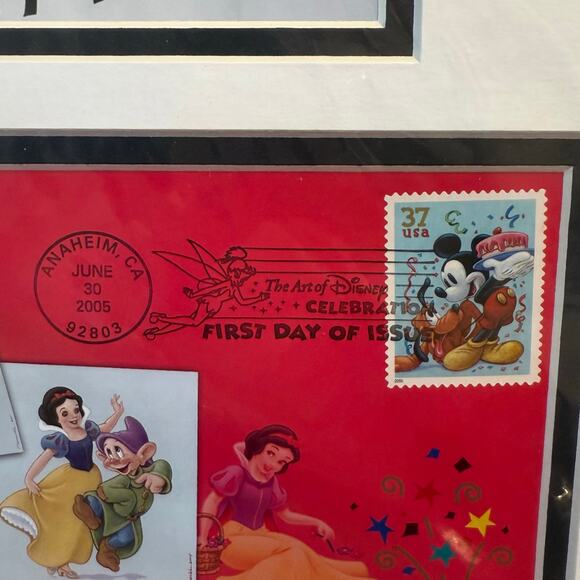 Mickey Mouse Barnyard Olympics USPS First Day Of Issue Stamp Photo Mat 2005 - Picture 3 of 6